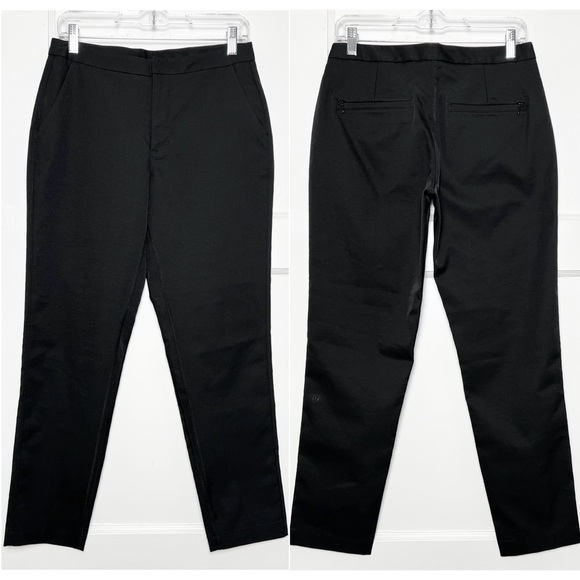 LULULEMON Mid Rise Zipper Pocket Ankle Cropped Performance City Trek Trouser‎ 6 - Picture 5 of 7